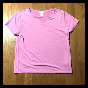 Pink Forever 21 Cutout Top